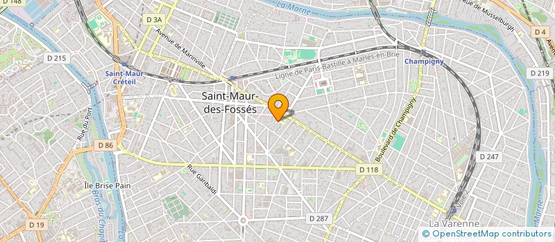 localisation de l'entreprise MCLEF à SAINT-MAUR-DES-FOSSES