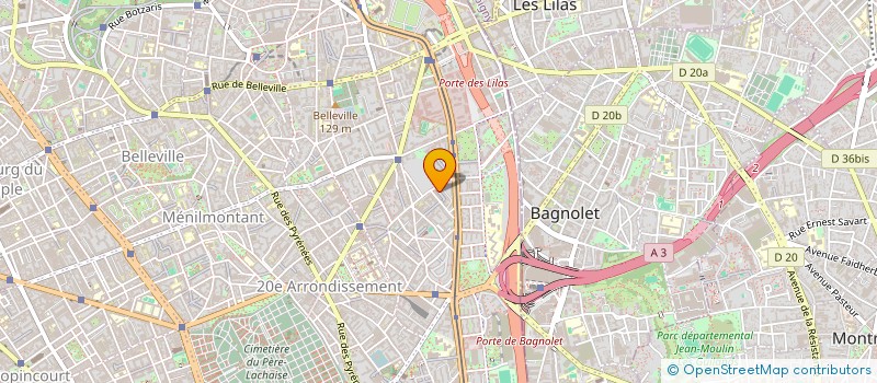 localisation de l'entreprise MCLL  PARIS