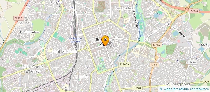 localisation de l'entreprise MCLLL à LA ROCHE-SUR-YON