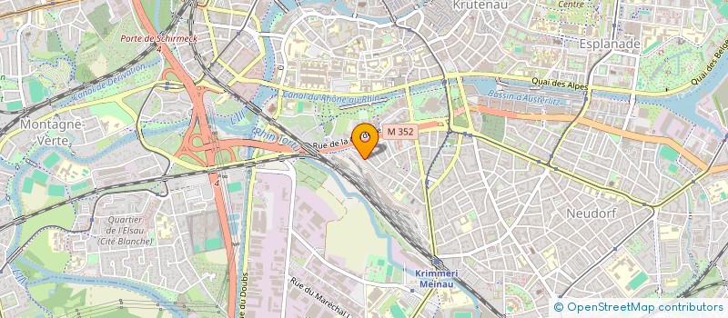 localisation de l'entreprise MCLN ATELIER D'ARCHITECTURE  STRASBOURG