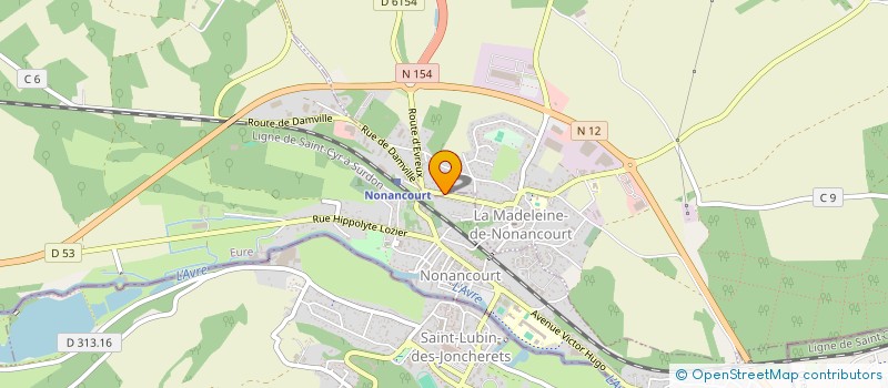 localisation de l'entreprise MCM  LA MADELEINE-DE-NONANCOURT