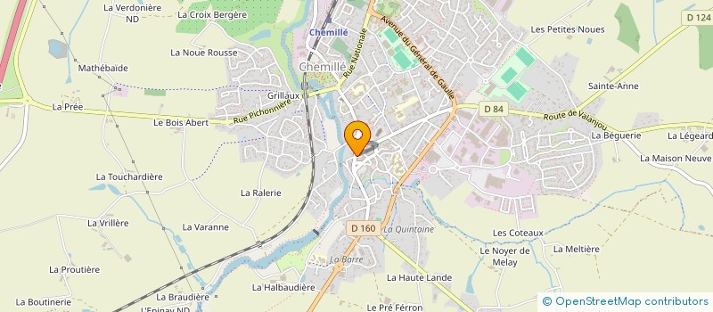 localisation de l'entreprise MCM à CHEMILLE-EN-ANJOU