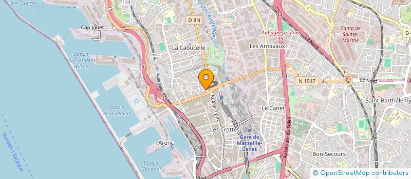 localisation de l'entreprise MCM à MARSEILLE