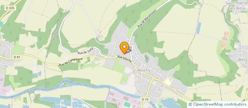 localisation de l'entreprise MCM  ATTICHY