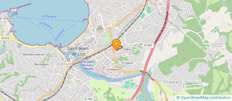 localisation de l'entreprise MCM  SAINT-JEAN-DE-LUZ