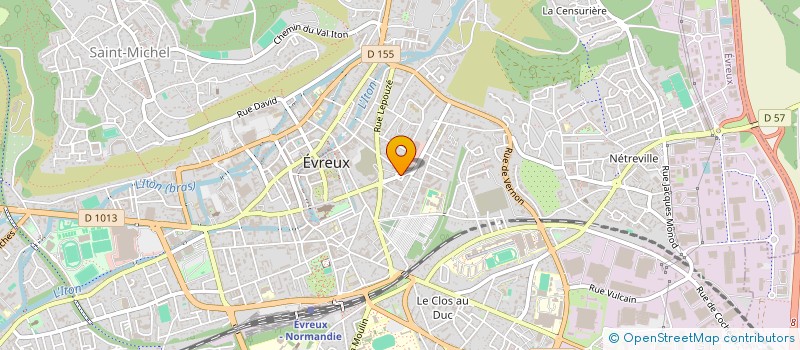 localisation de l'entreprise MCM à EVREUX
