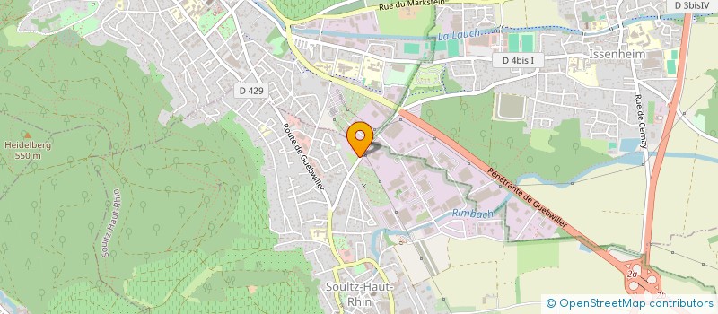 localisation de l'entreprise MCM  SOULTZ-HAUT-RHIN