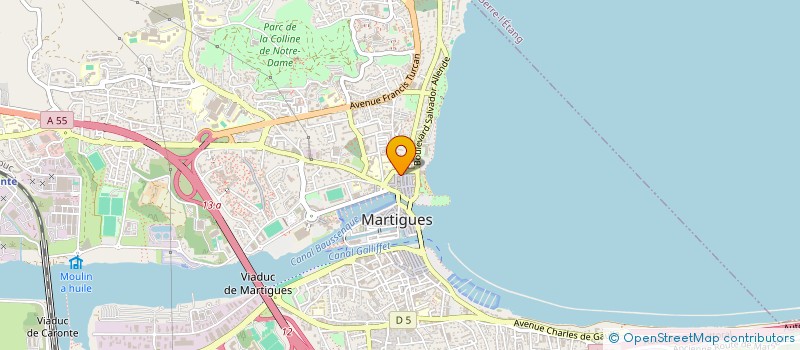 localisation de l'entreprise MCM à MARTIGUES