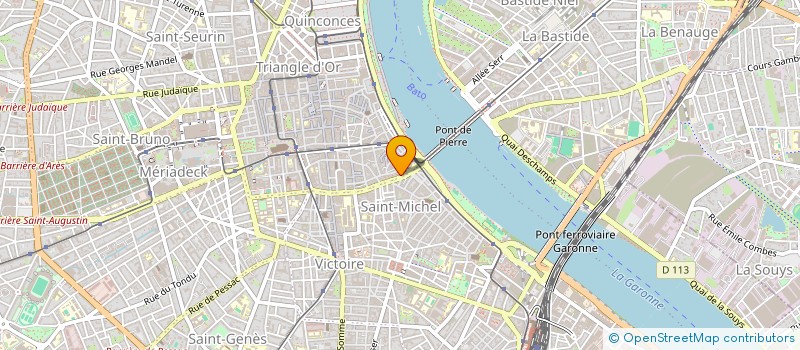 localisation de l'entreprise MCM  BORDEAUX