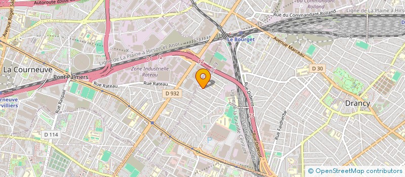 localisation de l'entreprise MCM à DRANCY