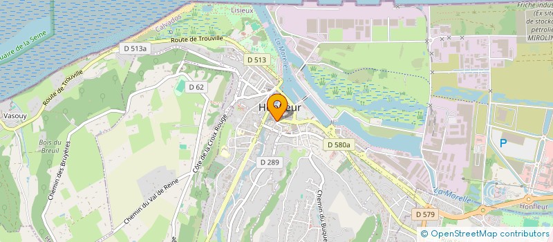 localisation de l'entreprise MCM à HONFLEUR