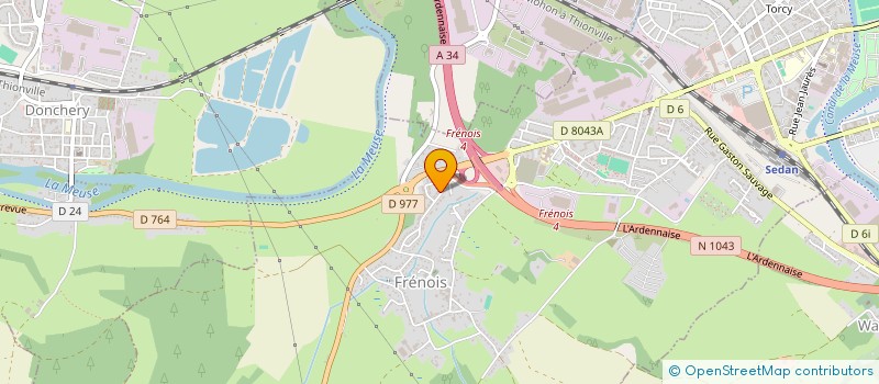 localisation de l'entreprise MCM  SEDAN