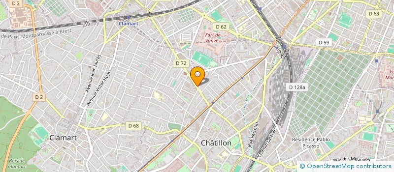 localisation de l'entreprise MCM  CHATILLON