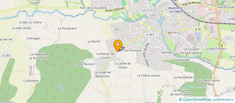 localisation de l'entreprise MCM  MONTFORT-SUR-MEU