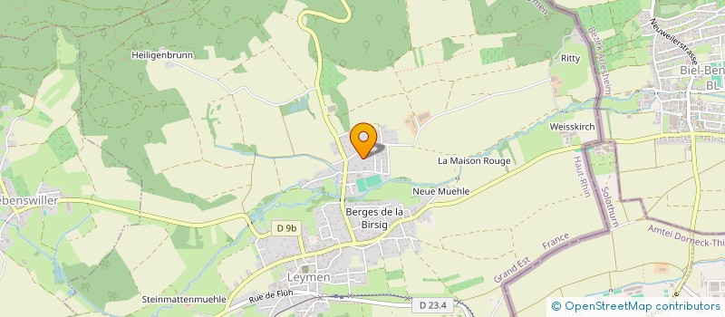 localisation de l'entreprise MCM  LEYMEN