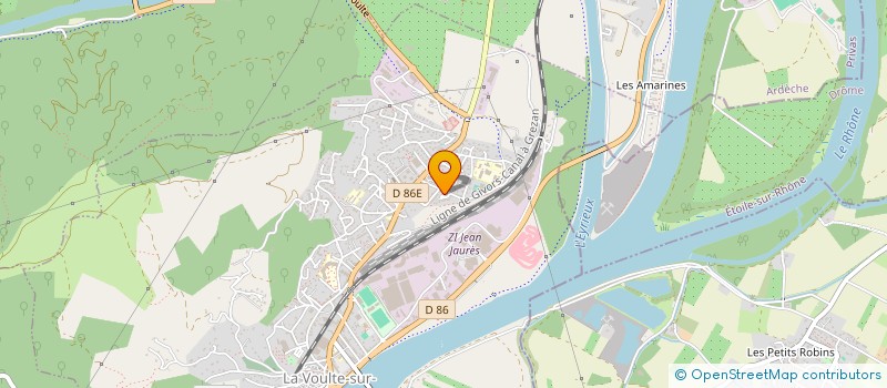 localisation de l'entreprise MCM  VALENCE