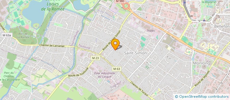 localisation de l'entreprise MCM à TOULOUSE