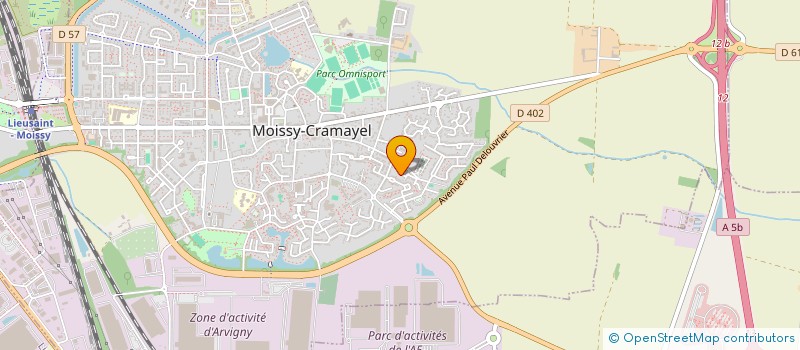 localisation de l'entreprise MCM à MOISSY-CRAMAYEL