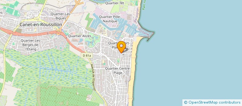 localisation de l'entreprise MCM  CANET-EN-ROUSSILLON