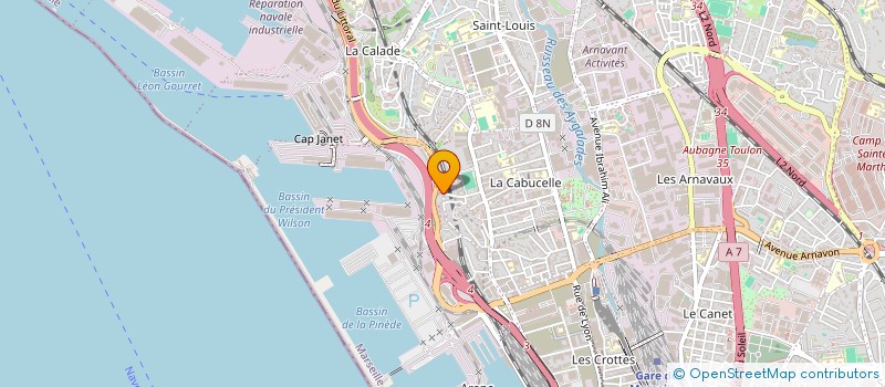 localisation de l'entreprise MCM à MARSEILLE