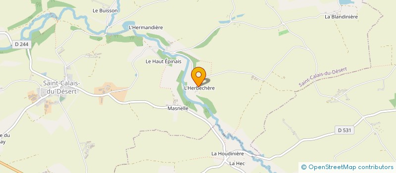 localisation de l'entreprise MCM à SAINT-CALAIS-DU-DESERT