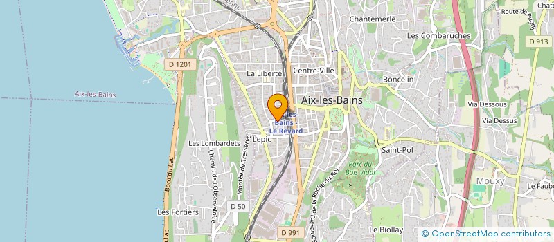 localisation de l'entreprise MCM  AIX-LES-BAINS