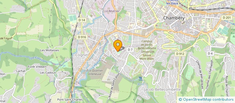 localisation de l'entreprise MCM BATIMENT  CHAMBERY