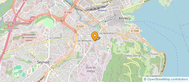 localisation de l'entreprise MCM CONCEPT à ANNECY