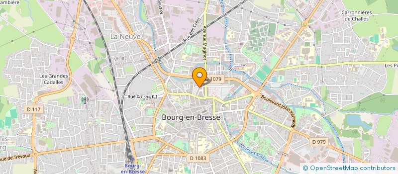 localisation de l'entreprise MCM FORME à BOURG-EN-BRESSE