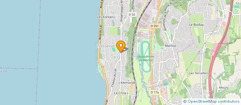 localisation de l'entreprise MCM GESTION  TRESSERVE