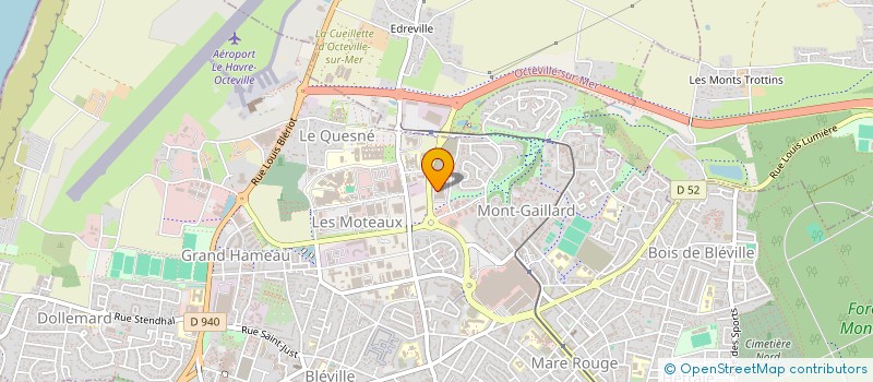 localisation de l'entreprise MCM HOLDING  LE HAVRE