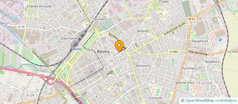 localisation de l'entreprise MCM INTERNATIONAL à REIMS
