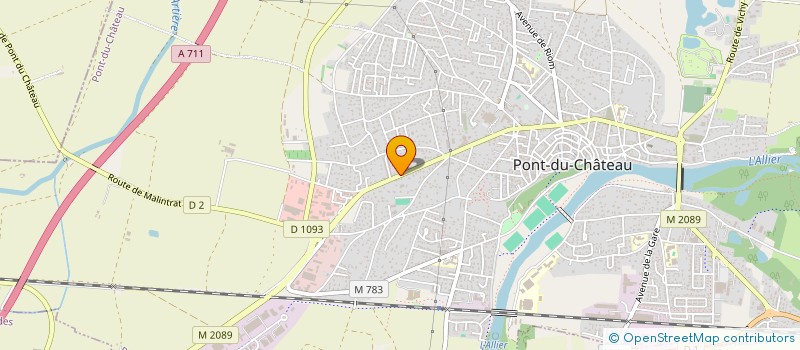 localisation de l'entreprise MCM LAVAGE  PONT-DU-CHATEAU