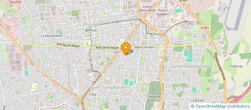 localisation de l'entreprise MCM LES GUILLERIES  TOURS