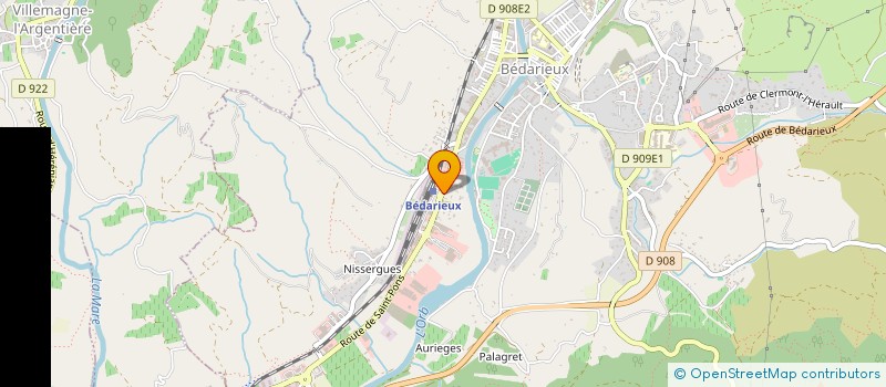 localisation de l'entreprise MCM ORTHOPEDIE  BEDARIEUX