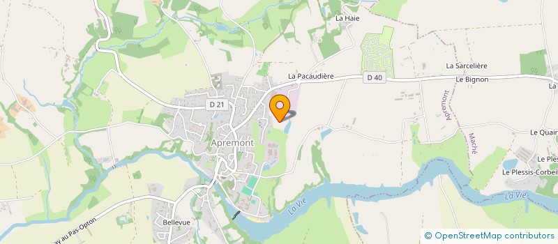 localisation de l'entreprise MCM PARTICULIERS à L'AIGUILLON-SUR-VIE