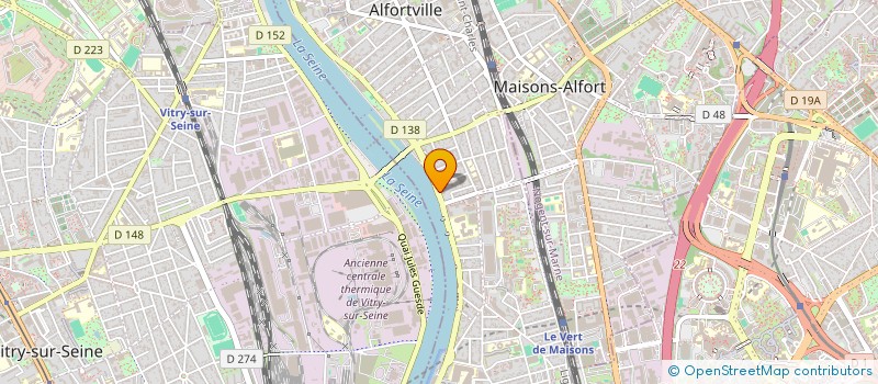 localisation de l'entreprise MCM PRESSE à ALFORTVILLE