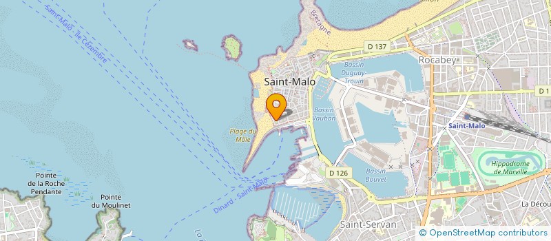 localisation de l'entreprise MCM PROPERTIES  SAINT-MALO