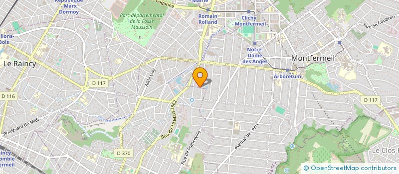 localisation de l'entreprise MCM RESIDENCES à MONTFERMEIL