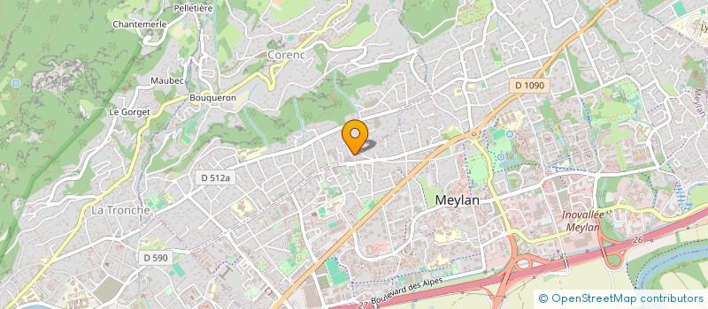 localisation de l'entreprise MCM4  CORENC