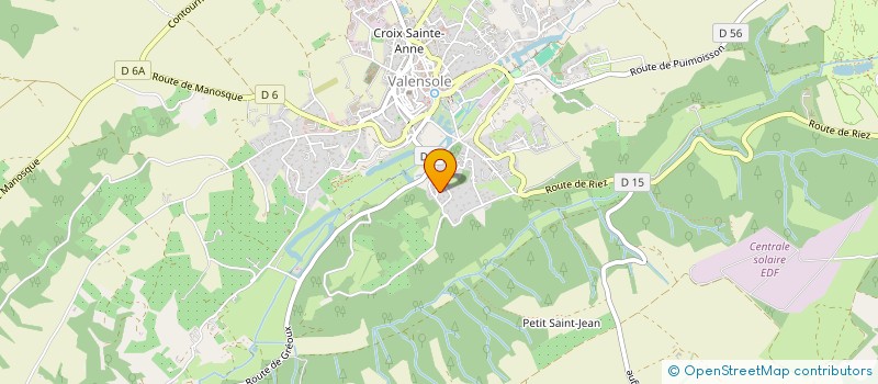 localisation de l'entreprise MCMA à VALENSOLE