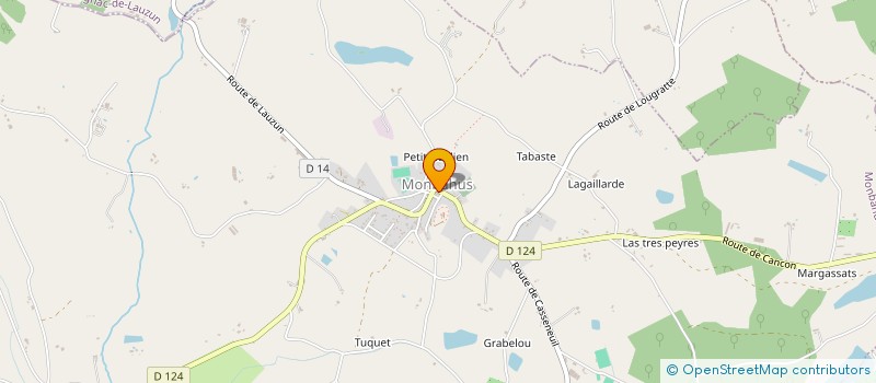 localisation de l'entreprise MCMA  MONBAHUS