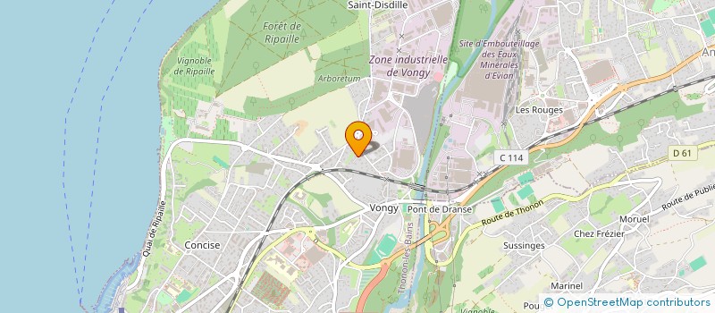 localisation de l'entreprise MCMB à THONON-LES-BAINS