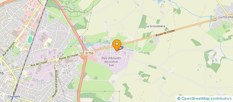 localisation de l'entreprise MCMBOIS à CHALLANS