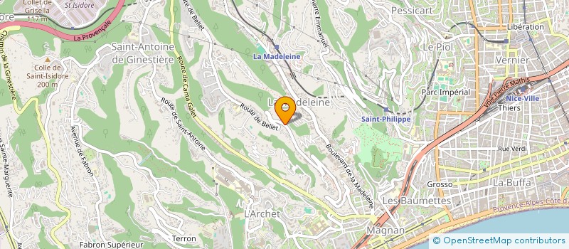 localisation de l'entreprise MCMC BATIMENT à NICE
