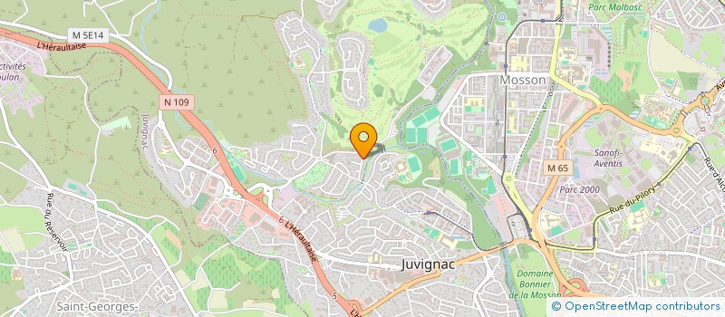 localisation de l'entreprise MCME  JUVIGNAC