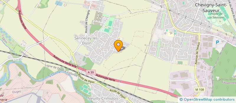 localisation de l'entreprise MCMF  SENNECEY-LES-DIJON