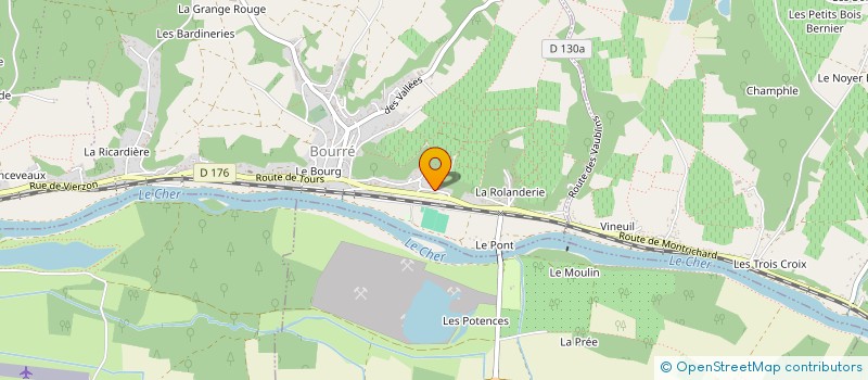 localisation de l'entreprise MCMG à MONTRICHARD-VAL-DE-CHER