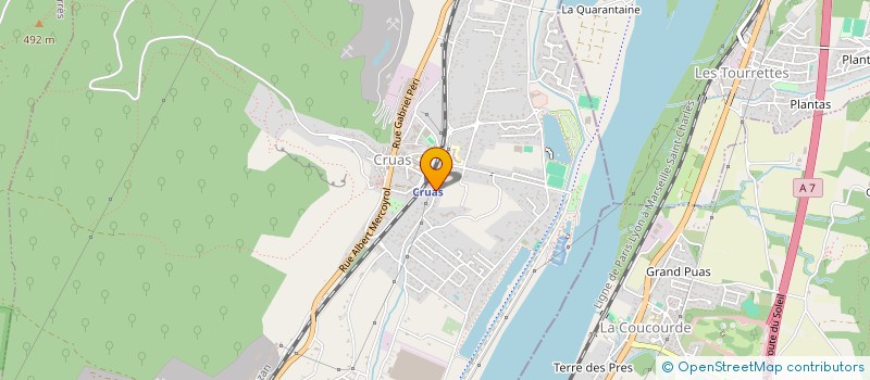 localisation de l'entreprise MCMG  CRUAS