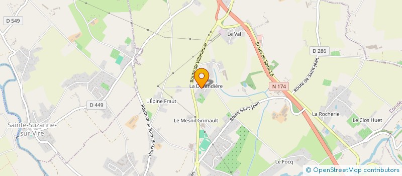 localisation de l'entreprise MCMH  CONDE-SUR-VIRE